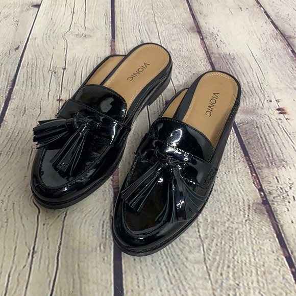 vionic reagan tassel mule